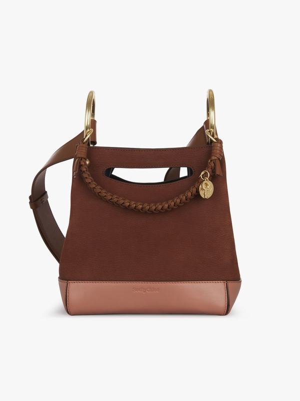 Chloé Bolsa Mujer Maddy Hobo Marrones Cuero IBQX18532